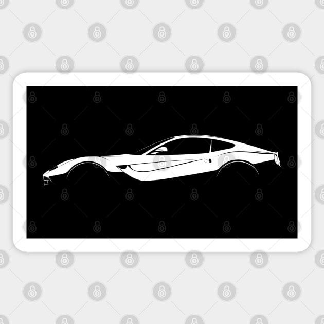 Ferrari F12berlinetta Silhouette Sticker by Car-Silhouettes